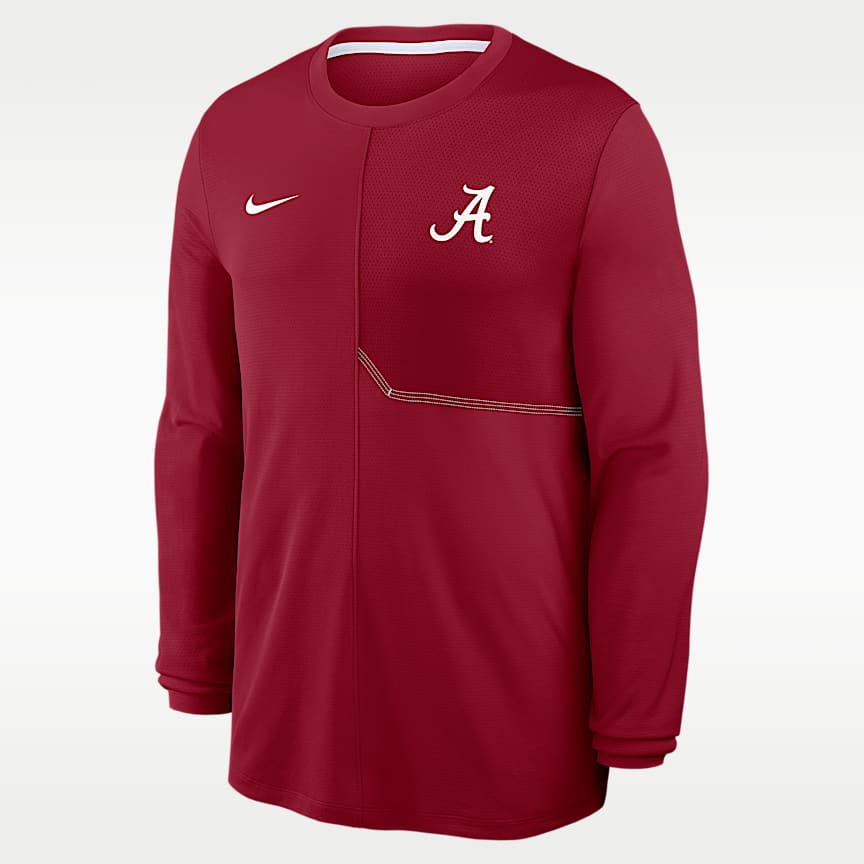 Alabama Sideline Anorak Men's Nike College 1/2-Zip Hooded Jacket